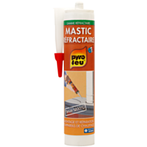 mastic refractaire cartouche 310 ml - PYROFEU